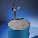 PIG Barrel Top Absorbent Mat - Lightweight for 55 Gallon Drums with Bungs (.75" Dia. and 2" Dia) - 25 Pads - 22" Diameter - MAT244