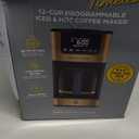 West Bend Timeless 12-Cup Programmable Coffee Maker with Brew Strength Selector for Hot and Iced Coffee, Includes 1-4 Cup Brew Option and Permanent Filter