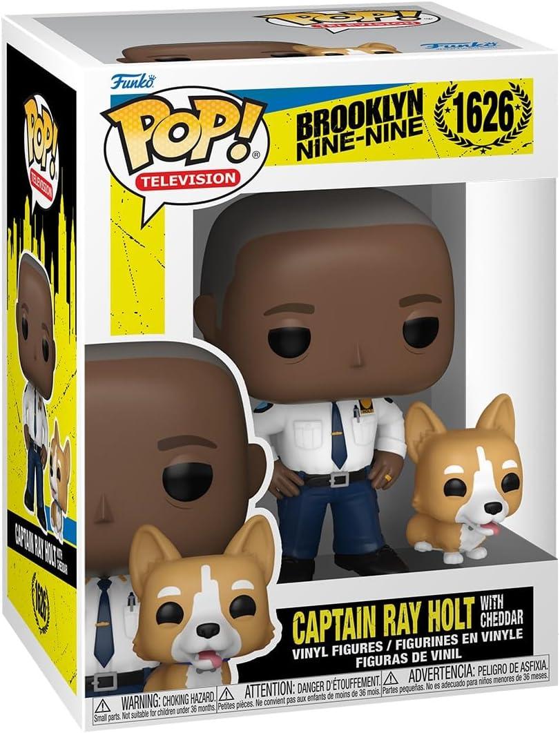 Funko POP&Buddy: Brooklyn Nine Nine - Captain Ray Holt with Cheddar - Collectable Vinyl Figure - Gift Idea - Official Merchandise - for Kids & Adults - TV Fans - Model Figure for Collectors