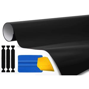 3M 1080 Matte Black Air-Release Vinyl Wrap Roll Including Toolkit (1ft x 5ft)