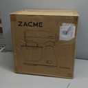 ZACME Mixers Kitchen Electric Stand Mixer 5.5QT 600W, Aluminum die casting and Gears, Dual Cooling System, Low Noise, DC Motor, LED Display and Timing Function, Tilt-head Metal Food Mixer, Grey