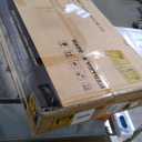 COMHOMA Makeup Vanity Desk with Mirror and Lights, Vanity Table and Chair Set with 5 Drawers and Charging Station, Bedroom Dresser LED Mirror Stepless Dimmable & 3 Color Modes Adjustable, Pure White