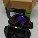 OXG Ski Snowboard Goggles for Men Women, UV Protection Ski Snow Goggles for Adult Youth Winter Snow Sports (Black+multicolor(vlt12.5%)/Grey(vlt18.5%))