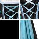 Spooktacular Creations Dirndl Dresses Women Oktoberfest Costume, Bavarian German Outfits for Halloween Parties Beer Carnival (M)