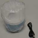 EASYSPEED Electric Garlic Chopper 1Cup, Mini USB Charging Wireless Food Processor with 304 Stainless Steel, 2 Sharp Blades, Portable Kitchen Meat Grinder for Onion, Garlic, Ginger, Baby Food (Blue)