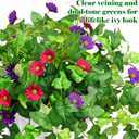 Krissing 3 Pcs Artificial Flowers for Outdoors, UV Resistant Daisy Mums