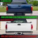 USR 08-16 F250 F350 SUPERDUTY Tail Light Rear Tail Lamps Set (Left + Right) Compatible with 2008-2016 Ford F-250 F-350 F-450 PickUp Truck F350 F450 Super Duty (CLEAR LENS TAIL LIGHTS with BULBS)