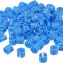 MECCANIXITY Clothes Hanger Marker Blank Fit 3.5mm Rod for Garment Color Coding Blue Count 300