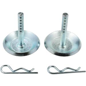 Snow Plow Skid Shoes 2205071 2208864 for Polaris ATV & UTV Snow Plows, ATV UTV Snow Plows Skid Shoes for Polaris RZR Sportsman ACE Series Super Duty Hardened Steel Non-Slip Base & Quick-Release Pin