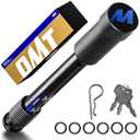 Orion Motor Tech Locking Hitch Pin, Fits 2" 2.5" 3" 3.5" Receiver with 5/8" Diameter Hitch Lock, Anti-Theft Steel Hitch Pin Lock with Key for Class V IV III, Anti-Rattle Trailer Hitch Pin with O-Rings (6.5" in Total Length)