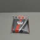 weesire Red and Grey Shower Curtain for Bathroom Red and Black Shower Curtain Fabric Modern Abstract Striped Minimalist Bath Curtains Waterproof Shower Curtains Set, Black Gray Red, 72 x 72 Inch