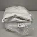 NICETOWN 100% Blackout Window Curtain Panels, Cold and Full Light Blocking Drapes with Black Liner for Nursery, 84 inches Drop Thermal Insulated Draperies (White, 2 Pieces, 52 Wide Each Panel)