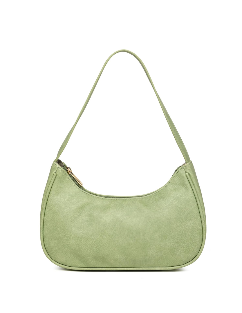 Afashor Shoulder Bags for Women Vegan Leather Hobo Sling Tote Handbag Retro Clutch Purse with Zipper Closure