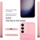 MOWIME Compatible with Samsung Galaxy S23 Plus Case with Card Holder, Cheetah Print Shockproof Soft TPU Protective Case Women Girls, Anti Scratch Wallet Case for Galaxy S23 Plus 6.6 Inch, Pink