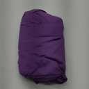 Bed Skirt King Size Ruffled Bed Skirt with Split Corners, 12 Inch Drop Dust Ruffle Bed Skirts with Platform, Grape