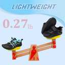 L-RUN Toddler Shoes Barefoot Boys Girls Summer Walking Sneakers Lightweight School Dress Shoes Outdoor Footwear (Black)