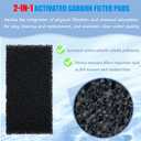 SHIGATSU 4 Set Replacement Aquarium Maintenance Kit for AquaClear 50 Power Filter, Includes Aquarium Foam Insert, Carbon Sponge, Bio Media and Pre-Filter Sponge