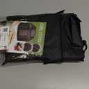 BBQ Grill Cover, Waterproof, Weather Resistant, Rip-Proof, Anti-UV, Fade Resistant, with Hook-and-Loop Straps, Gas Grill Cover for Most Grills, 55 inch, Black