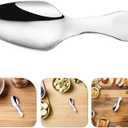 Unomor Stainless Steel Tea Scoop Short Handle Dessert Spoon for Coffee Sugar Spices Kitchen Use Compact and Dishwasher Safe (1pcsx3pcs)