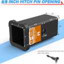 MICTUNING 2-1/2 Inch Class V to 2 Inch Class III and IV Trailer Hitch Receiver Adapter Reducer 2.5 Inches to 2 Inches Sleeve Convertor