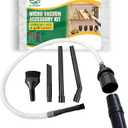 EZ SPARES Vacuum Crevice Attachment Kit, Micro Cleaning Tools for Keyboard, Crevice, Car, Vents & Tight Spaces, Compatible with Most Universal 1-1/ 4 Inch Hose Vacuums, Computer Cleaning Kit, All in Kit
