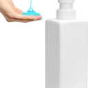 Ceramic White Soap Dispenser with Rust-Proof Plastic Pump for Bathroom 10oz Liquid Hand Soap Dispenser for Kitchen (1pcs)