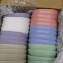 Tioncy 24 Pack 4.5 oz Small Wheat Straw Dipping Bowls Unbreakable Dessert Bowls Soy Sauce Dishes 3.7 x 3.7 x 1.5 Mini Prep Saucer Dipping Saucers for Side Dish Ketchup Soy Dessert Snack(Bright Color)