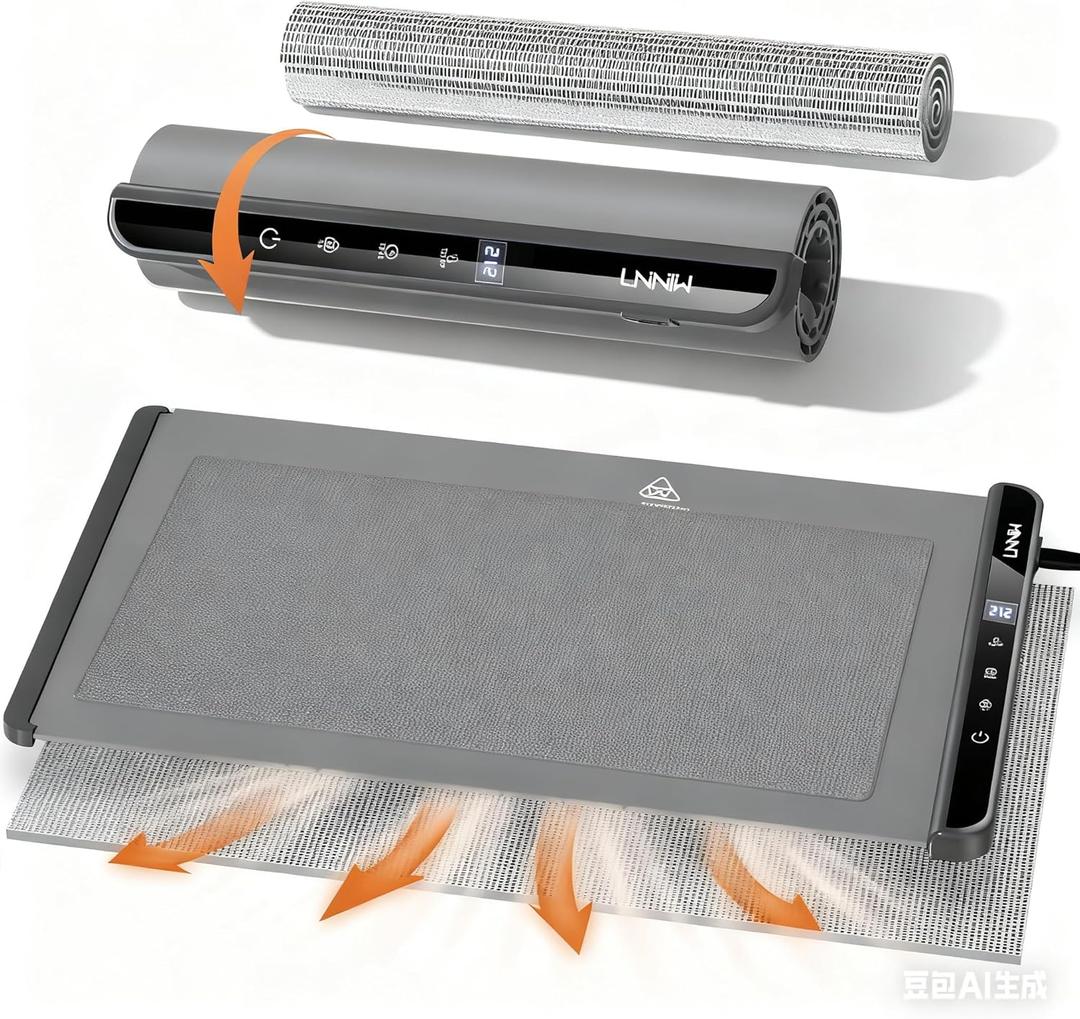 Food Warming Mat with Heat-Resistant Pad