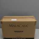 MALACASA Casserole Dish With Lid, 3.4 Quart Baking Dish With Lid, Lasagna Pan Deep Ceramic Bakeware Covered Casserole Dish, Microwave, Oven Safe, Series BAKE-GREY