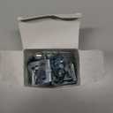 Jetec 6 Pieces Mini Blind Brackets for Window Blinds, with Screws (1.18x1.18 Inch)