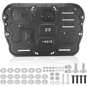 Upgrade Manganese Steel Engine Splash Guard with mounting Screws Compatible with 2016-2021 Honda Civic Replaces 74110TBAA00