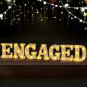 Engagement Party Decorations Wedding Decorations, 7Pcs Engagements Party Decor Engaged Decoration, Proposal Decor for Outdoor Engagement Decoration