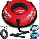 Snow Tube Snow Tubes for Sledding Heavy Duty 47 inch Snow Sleds for Kids and Adult Heavy Duty Snow Sleds for Adults Inflatable Snow Tube for Kids with Snow Tube Cover