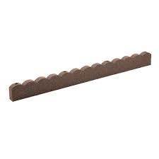 EZ Border Flexi Curve Scallop Border Brown 6x48 In