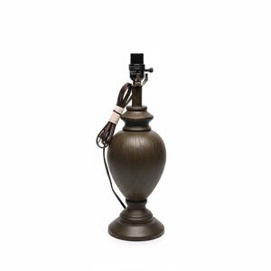 Antique Brown Table Lamp Base with Light Socket, 18"