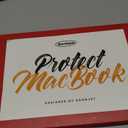 URBAN ARMOR GEAR UAG Designed for MacBook Air 15" Case 2023-2025 M2/M3/M4 (A3241 A3114 A2941) - Translucent Clear Rugged Tactile Grip Laptop Protective Cover, Plyo Ice/Black