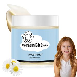 Magnesium Lotion for Kids,Magnesium Cream,Natural Moisturizers Cream for All Skin Types