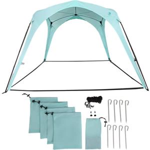 Pop N Go Beach Canopy Windproof, Beach Tent with Quick Setup, UV Shade, Lightweight & Portable Design Perfect for Beach Days, Outdoor Play, Camping & Family Adventures (Sweet Mint)