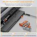 20 Inch Push to Open & Soft Close Undermount Drawer Slides, Full Extension Concealed Drawer Glides, Heavy Duty 100 LB Load Capacity, Fits 1/2"5/8" Drawer Sides & Frameless Drawers, 1 Pair