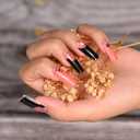 8 x Semi Cured Gel Nail Strips|Works with Any UV/LED Lamps|20 Pcs Gel Nail Stickers|Long-Lasting Two Weeks and Easy to Apply & Remove|Cute Halloween