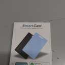 Reyke Wallet Tracker Android Card, Rechargeable Thin Wallet Finder, Compatible with Google Find Hub Device, Luggage Tracker for Passports, Laptop, IP68 Waterproof (1 Pack, Black)