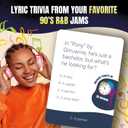 Lyric Legend 90s R&B Music Trivia - Adult Games for Game Night - Good for Groups Finish The Lyrics Party Game - Multiple Choice, Listen While You Play with Included Playlist!