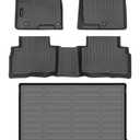 Auxko All Weather Floor Mat & Cargo Mat Fit for 2026 2025 2024 2023 2022 Hyundai Tucson Hybrid(Not PHEV) TPE Liner Tucson Accessory Set All Season Odorless Anti-Slip Floor Liner