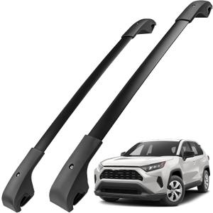 Roof Rack Cross Bars Luggage Carrier Compatible with Toyota Rav4 2013-2018, Maximum Load 200 lbs/90 kg, Suitable for roof Bags, roof Boxes, Bike Carriers, and Much More.