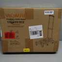 Folding Hand Truck 500lbs, Portable Heavy Duty Dolly Cart, 6 Wheels Collapsible Luggage Cart with 2 Elastic Ropes - Compact Trolley Cart for Easy Moving - Ideal Hand Cart for Travel and More (17, Black)