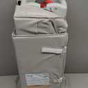 Baby Bassinets Bedside Sleeper, 4 in 1 Portable Bedside Crib w/Mattress, Diaper Changer, Storage Basket, Music Box, Carry Bag, Foldable Playard Sleeper for Newborn (Light Gray)