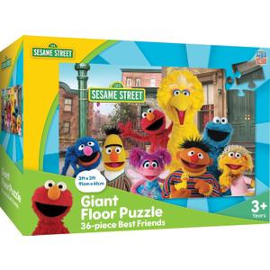 Sesame Street - Best Friends 36pc Floor Puzzle - Jigsaw Puzzle with Vibrant Artwork and Durable Pieces - Fun Family Activity, Brain Challenge, and Educational Entertainment for Kids, Teens, and Adults