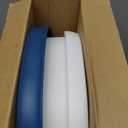 Collapsible Mop and Bucket Set with Scrub Mop and Brush, Tile Laminate Hardwood Floor Brush and Flat Mops for Floor Cleaning, Foldable Bucket with Washable Microfiber Mop(Blue)