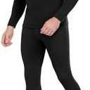 WEERTI Thermal Underwear for Men Long Johns with Fleece Lined Base Layer Men Cold Weather Top Bottom, L