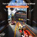 2 x KUNSLUCK 2 Pack Steering Wheels for Nintendo Switch 2 (2025) - Racing Wheels Compatible with Switch 2 Joy-Con - Ergonomic Grip for Enhanced Mario Kart & Racing Game Experience